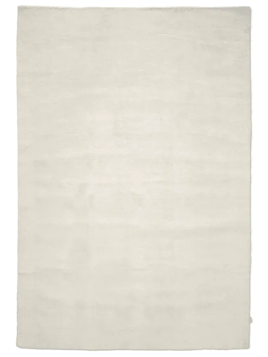 Classic Collection Solid Off-white wool rug - full - The Slow Store
