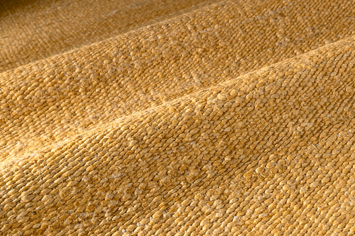 Loook Fringe 105 Hemp Rug Gold detail – The Slow Store