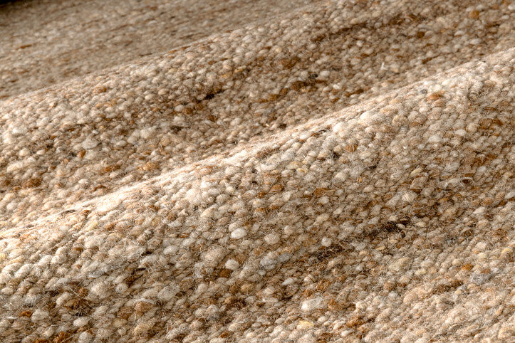 Loook ~ Weave 106 Wool Rug - Brown - detail - The Slow Store