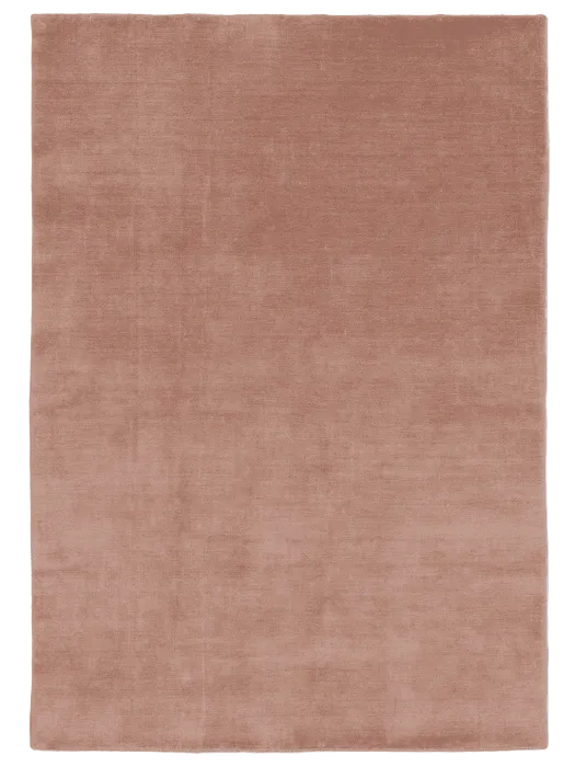 Classic Collection Solid Pink wool rug - full - The Slow Store