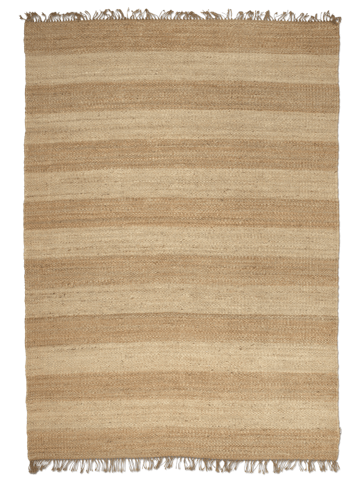 Classic Collection Jute Stripes Natural Jute rug - full - The Slow Store