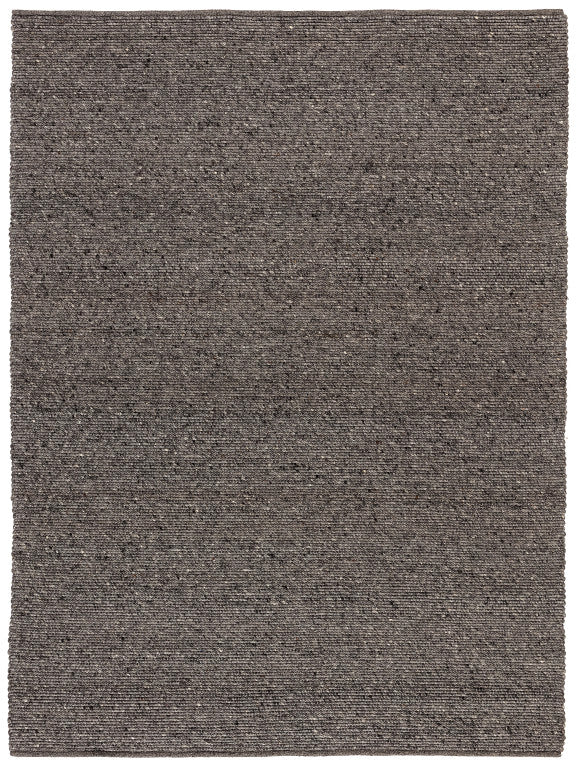 Loook Pebble 301 Felted Wool Rug Charcoal full rug – The Slow Store