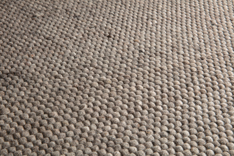 Loook Pebble 301 Felted Wool Rug Taupe detail – The Slow Store