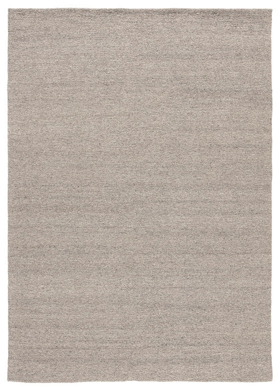 Loook Nomad 406 Handspun Wool Rug Middle Grey full rug – The Slow Store