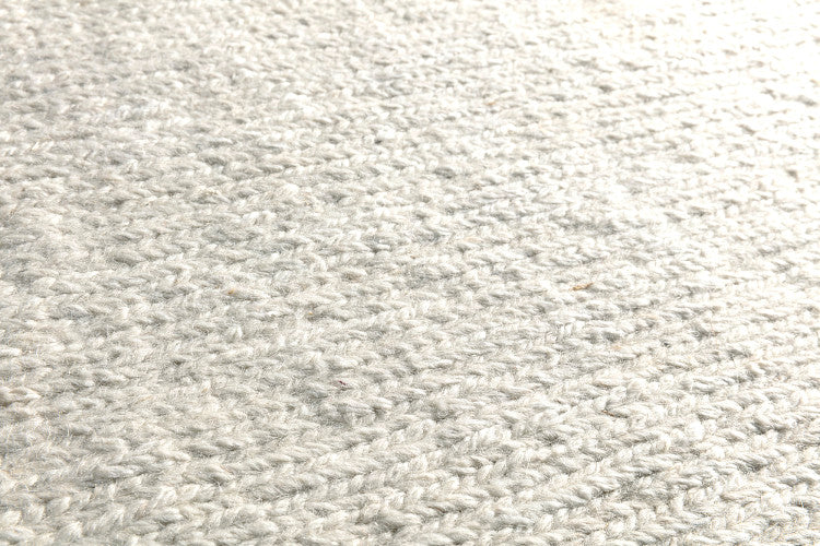 Loook Nomad 406 Handspun Wool Rug Ivory detail – The Slow Store