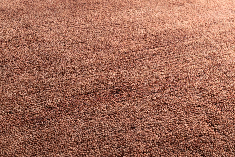 Loook Cloud 418 Hand-Knotted Wool Rug Rose detail – The Slow Store