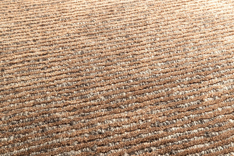 Loook Lustre 428 Wool & Bamboo Rug Bronze detail – The Slow Store