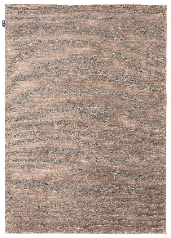 Loook Lustre 428 Wool & Bamboo Rug Taupe full rug – The Slow Store