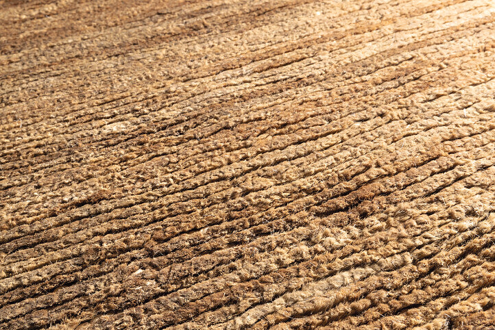 Loook Dune 501 Hand-Knotted Hemp Rug Natural detail – The Slow Store