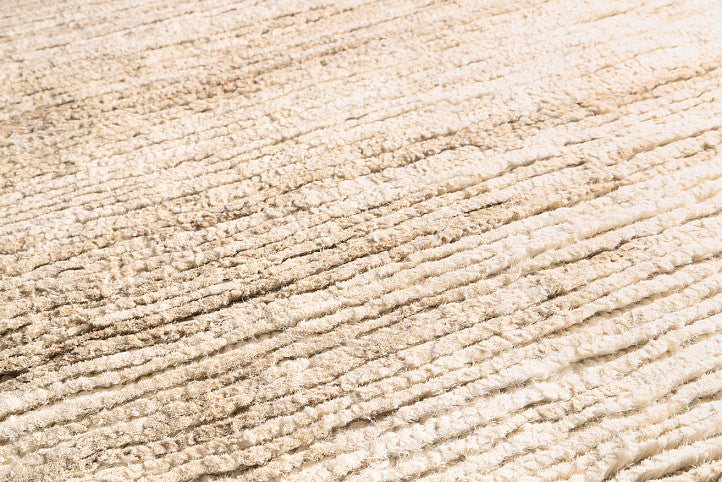 Loook Dune 501 Hand-Knotted Hemp Rug Ivory detail – The Slow Store