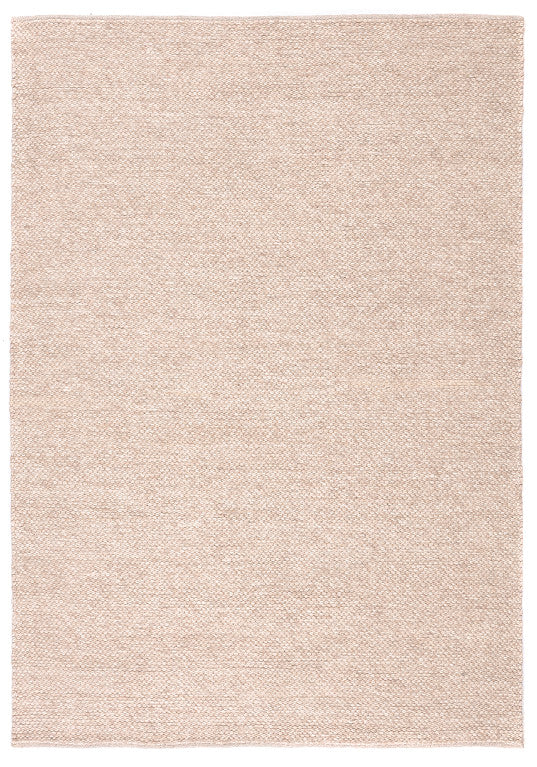 Loook Loop 605 Wool & Viscose Rug Beige full rug – The Slow Store