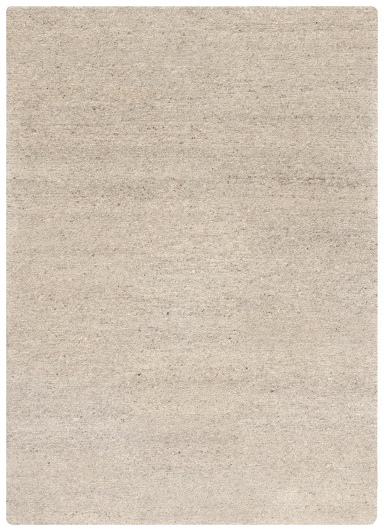 Loook Cloud 418 Hand-Knotted Wool Rug Light Grey full rug – The Slow Store