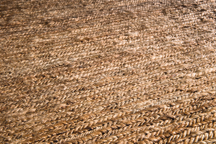 Loook Nova 601 Hemp Rug Natural detail – The Slow Store
