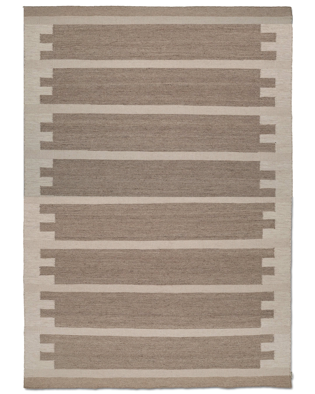 Classic Collection Falsterbo Beige wool rug - full - The Slow Store