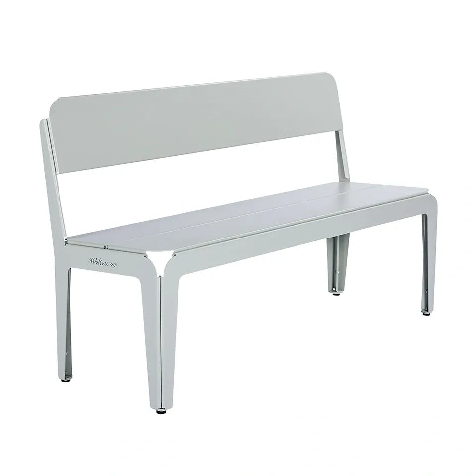 Bended bench ~ with backrest