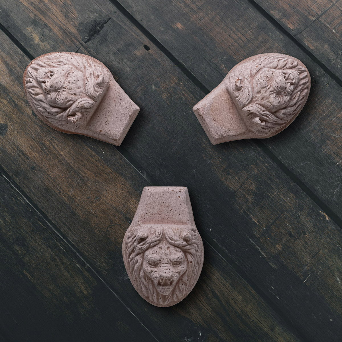 Bergs Potter Lion Head Pot Feet Rosa Terracotta – The Slow Store – sfeerbeeld 1