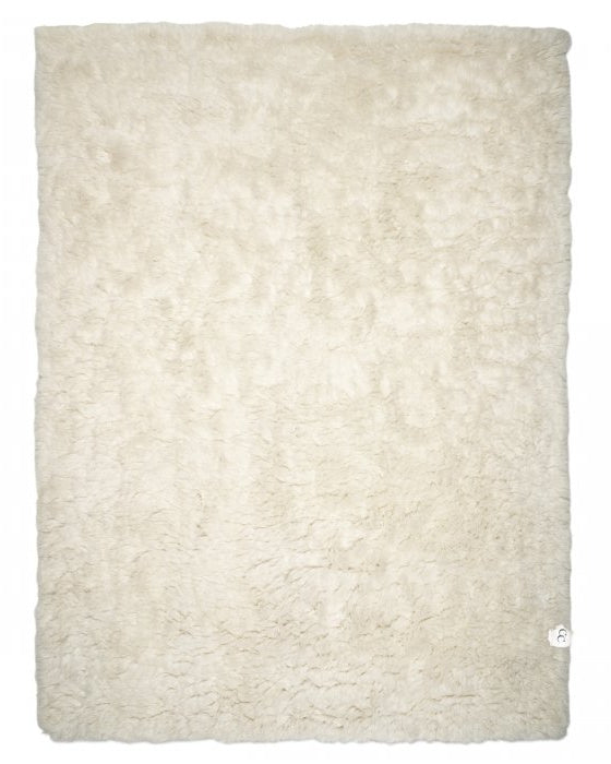 Classic Collection Cloudy Natural White wool rug - full - The Slow Store
