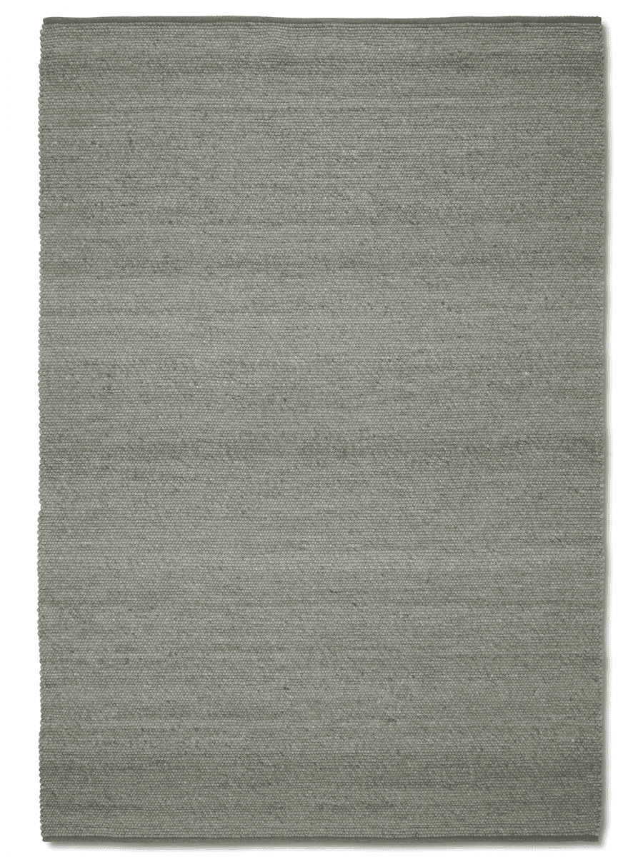 Classic Collection Merino Green wool rug - full rug - The Slow Store