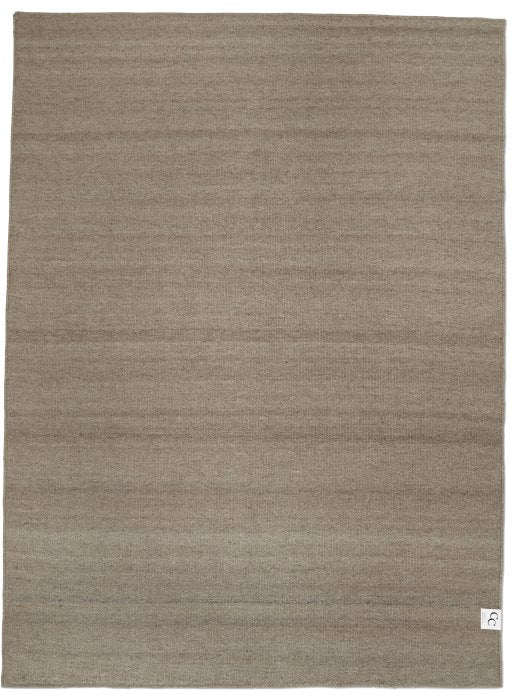 Classic Collection Plain Natural Beige Wool Rug - full - The Slow Store