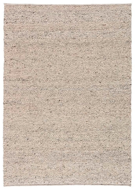 Loook Chunky 302 Felted Wool Rug Taupe full rug – The Slow Store