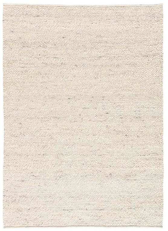 Loook Chunky 302 Felted Wool Rug Ivory full rug – The Slow Store