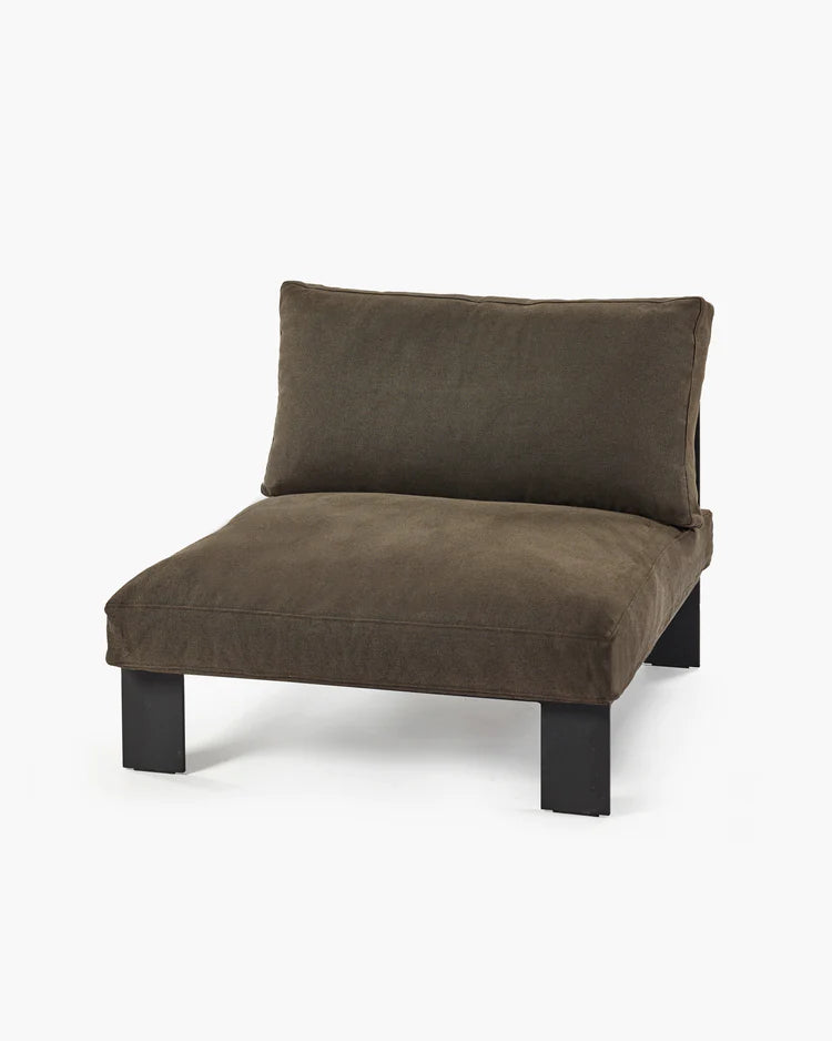 One seater bench outdoor ~ by Bea Mombaers for Serax